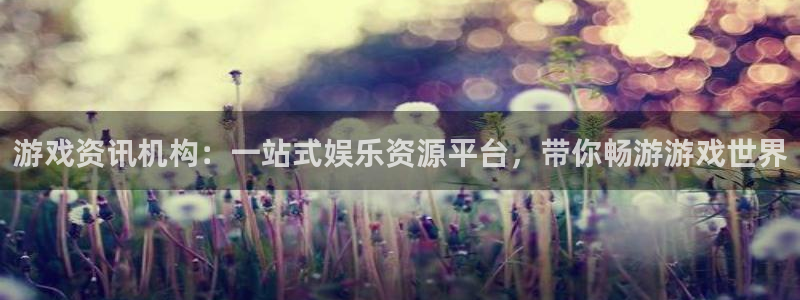 优贝娱乐集团：游戏资讯机构：一站式娱乐资源平台，带你畅游游戏